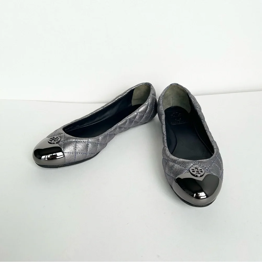 TORY BURCH Kaitlin Quilted Leather Ballet Flats